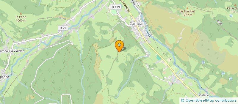 localisation de l'entreprise SCI SALVA  CAMPAN