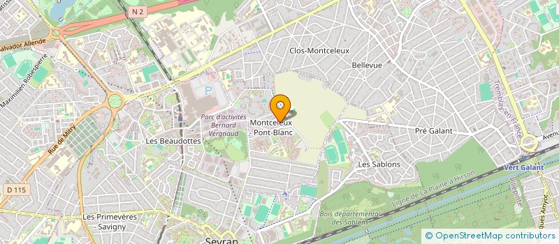 localisation de l'entreprise SCI SALVADOR à SEVRAN