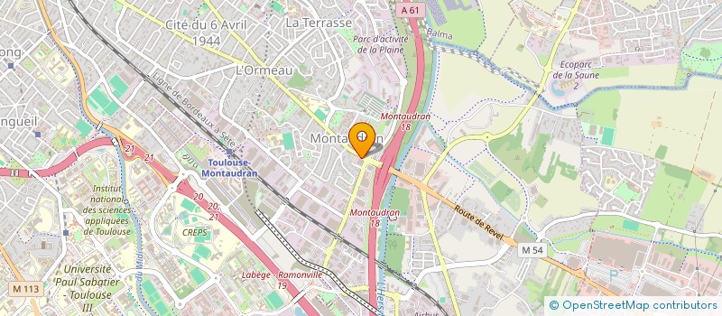 localisation de l'entreprise SCI SALVADOR D'OC à TOULOUSE