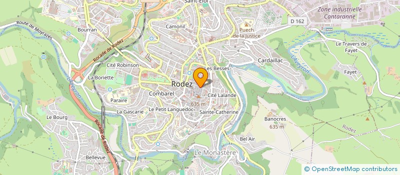 localisation de l'entreprise SCI SALVADOR  IMMOBILIER  RODEZ