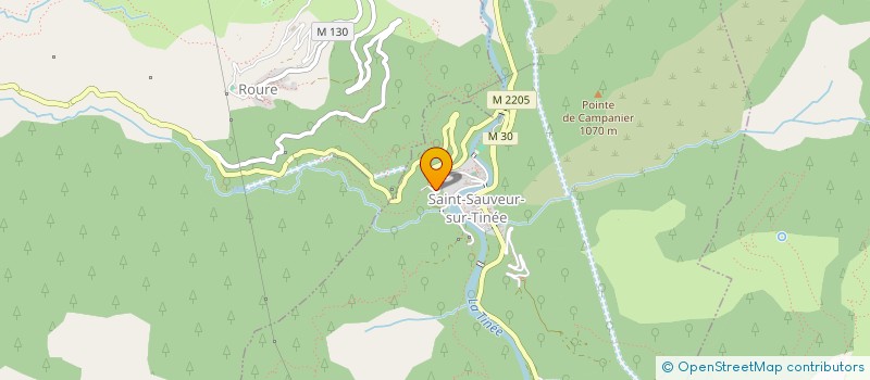 localisation de l'entreprise SCI SALVAIRIMMO à SAINT-SAUVEUR-SUR-TINEE