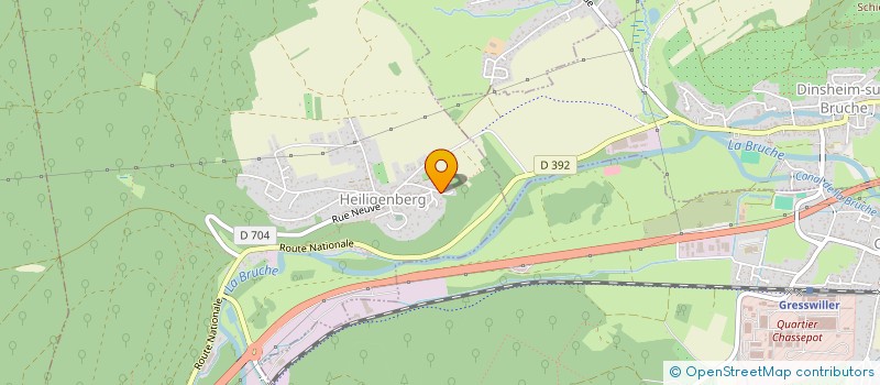 localisation de l'entreprise SCI SALVAN  HEILIGENBERG