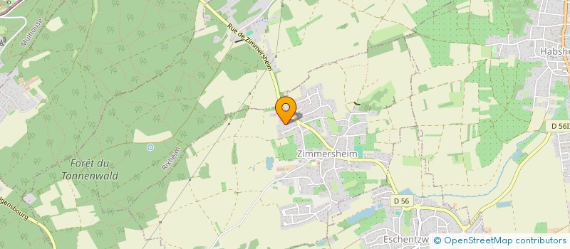 localisation de l'entreprise SCI SALVATOR  ZIMMERSHEIM