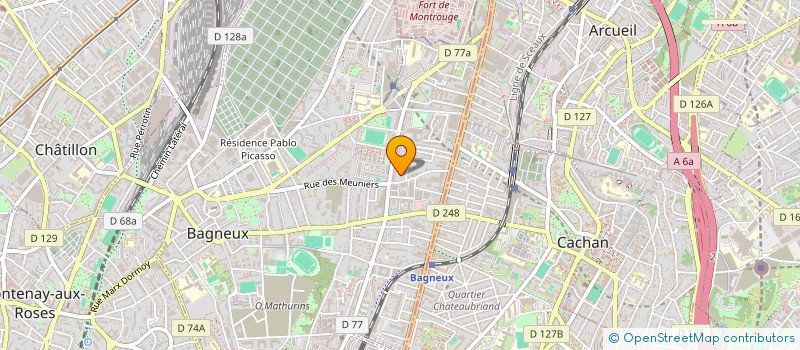 localisation de l'entreprise SCI SALVIA à BAGNEUX