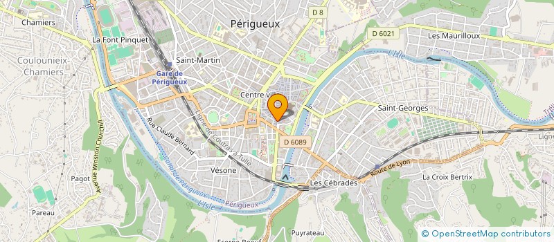 localisation de l'entreprise SCI SALWA à PERIGUEUX