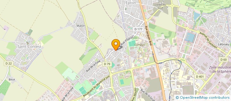 localisation de l'entreprise SCI SALZAR à CAEN
