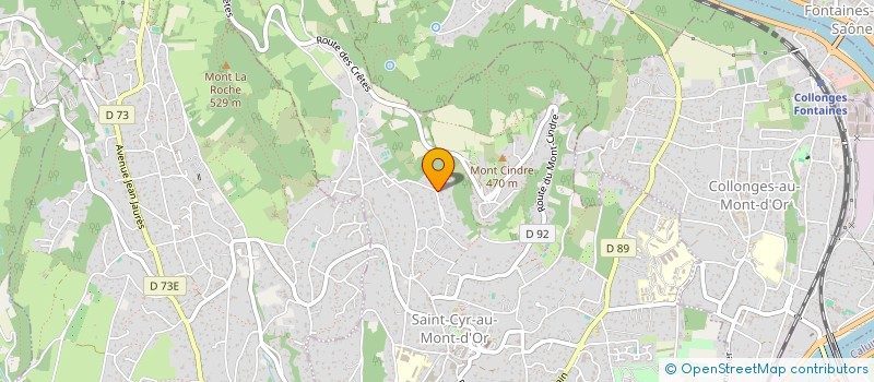 localisation de l'entreprise SCI SAM 27  SAINT-CYR-AU-MONT-D'OR