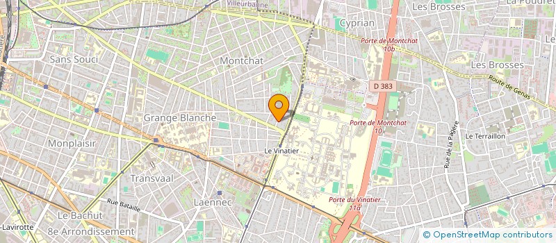 localisation de l'entreprise SCI SAM  LYON