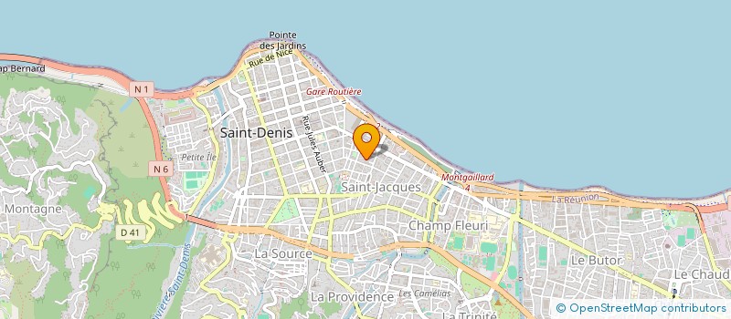 localisation de l'entreprise SCI SAM à SAINT-DENIS