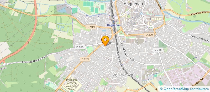 localisation de l'entreprise SCI SAM  HAGUENAU