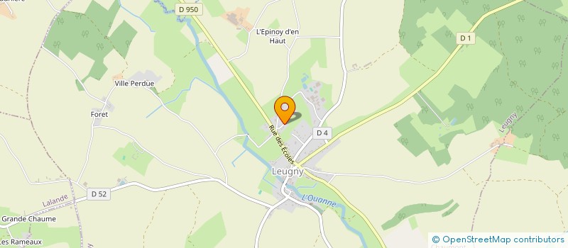 localisation de l'entreprise SCI SAM  LEUGNY