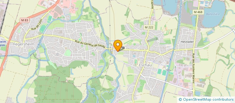 localisation de l'entreprise SCI SAM  ESCHAU