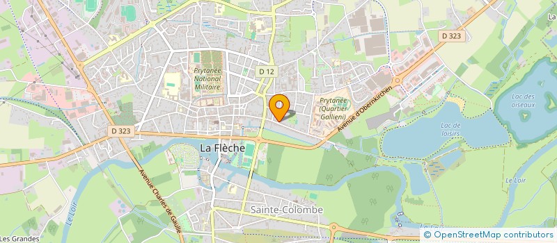 localisation de l'entreprise SCI SAM  LA FLECHE