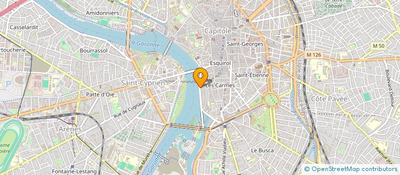 localisation de l'entreprise SCI SAM  TOULOUSE