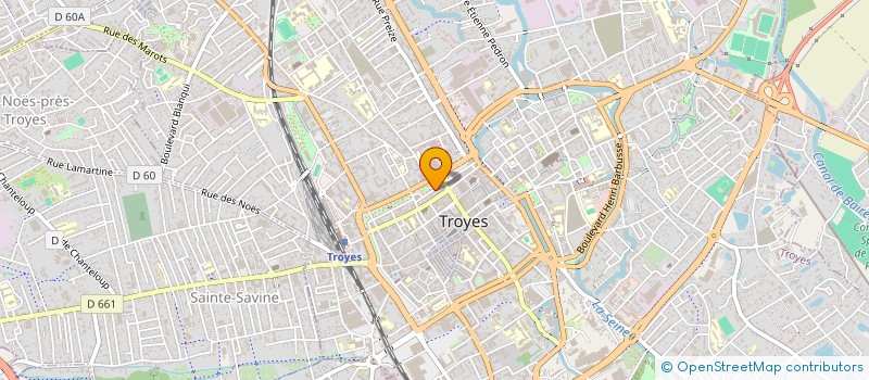 localisation de l'entreprise SCI SAM à TROYES