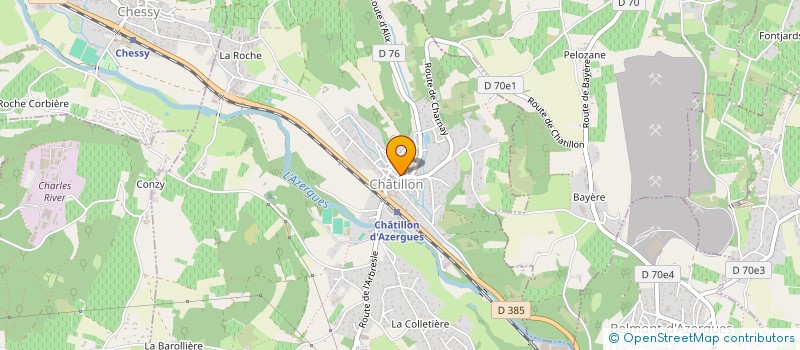 localisation de l'entreprise SCI SAM  CHATILLON