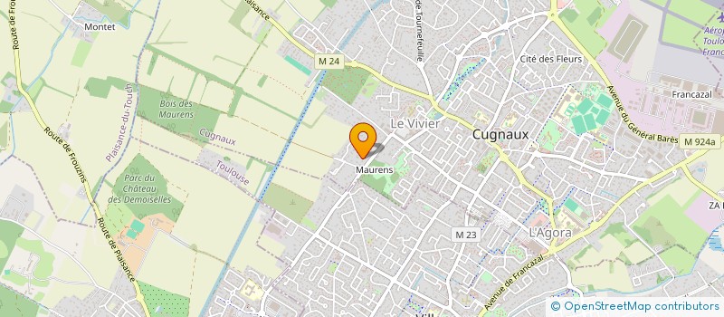 localisation de l'entreprise SCI SAM  CUGNAUX