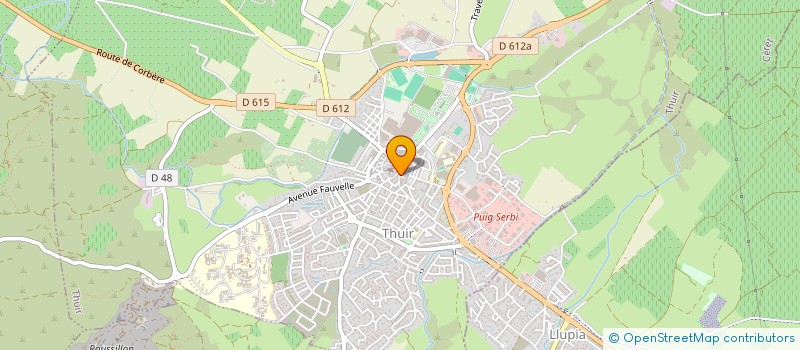 localisation de l'entreprise SCI SAM  THUIR