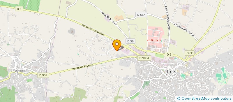 localisation de l'entreprise SCI SAM à TRETS