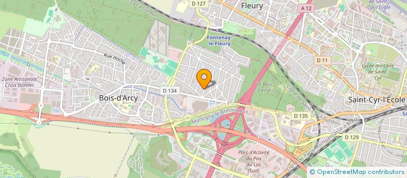 localisation de l'entreprise SCI SAM  BOIS-D'ARCY