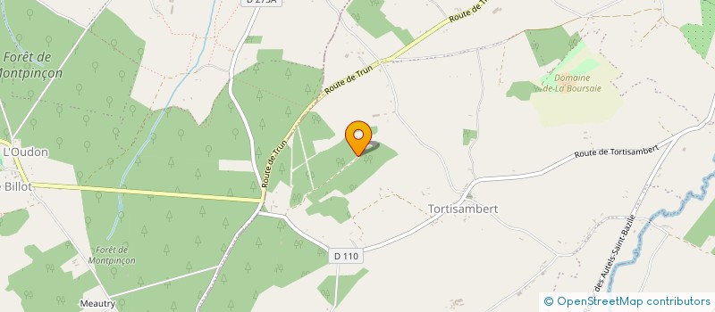 localisation de l'entreprise SCI SAM  LISORES