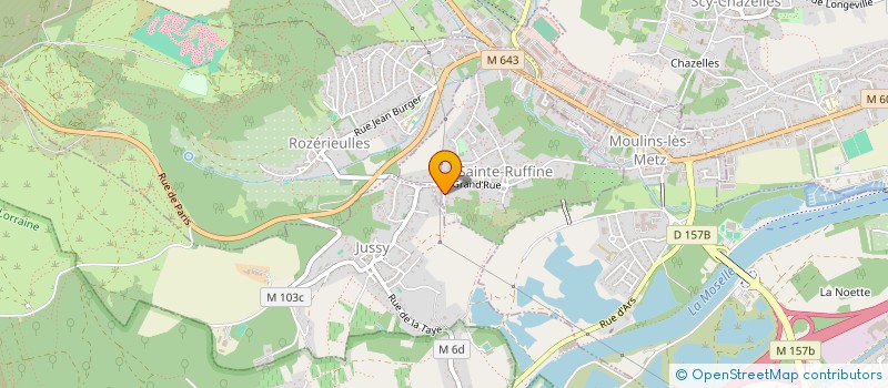 localisation de l'entreprise SCI SAM  SAINTE-RUFFINE