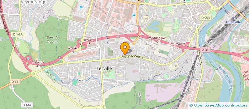 localisation de l'entreprise SCI SAM  TERVILLE