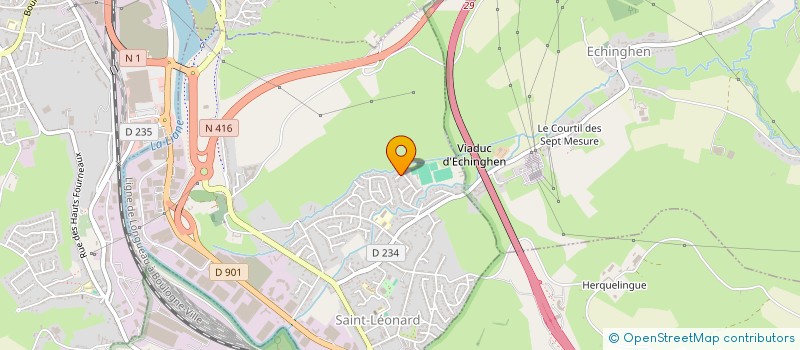 localisation de l'entreprise SCI SAM à SAINT-LEONARD