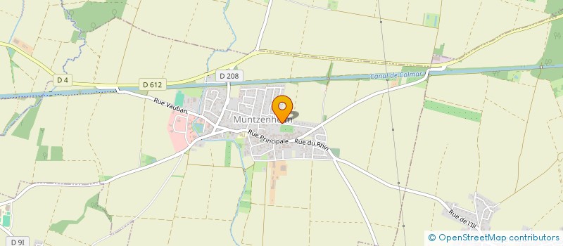 localisation de l'entreprise SCI SAM  MUNTZENHEIM