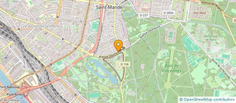 localisation de l'entreprise SCI SAM à SAINT-MANDE