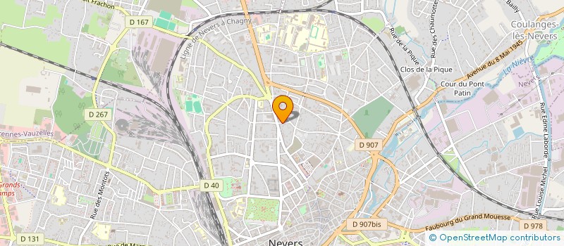 localisation de l'entreprise SCI SAM à NEVERS
