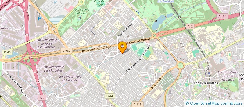 localisation de l'entreprise SCI SAM à AULNAY-SOUS-BOIS
