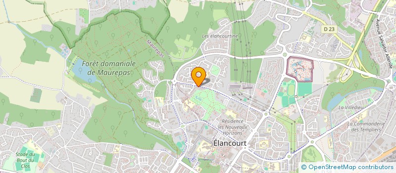 localisation de l'entreprise SCI SAM  ELANCOURT