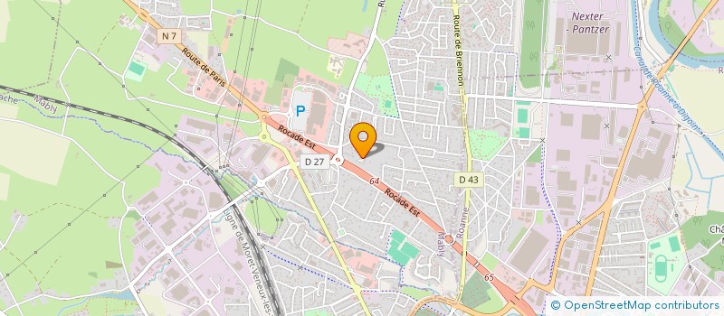 localisation de l'entreprise SCI SAM AND CO  ROANNE