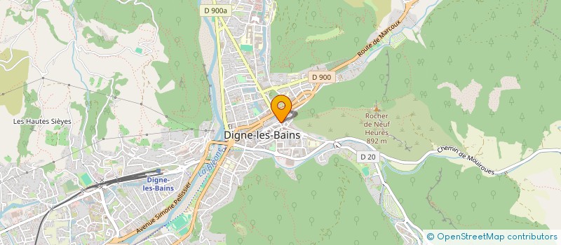 localisation de l'entreprise SCI SAM N.C.C. à DIGNE-LES-BAINS