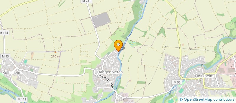 localisation de l'entreprise SCI SAM PRODUCTS  HANGENBIETEN