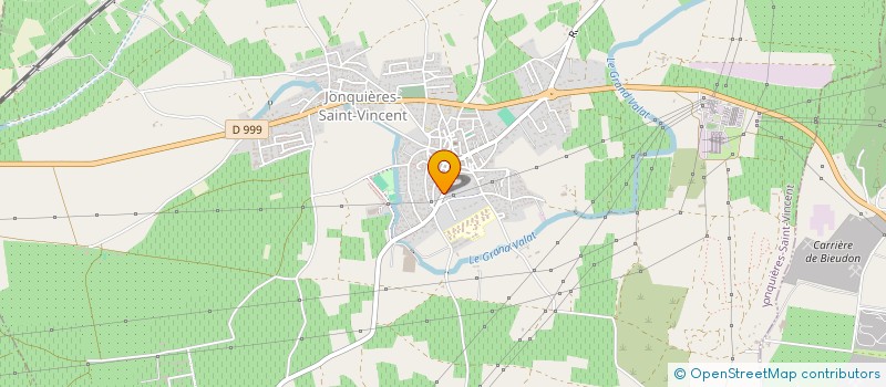 localisation de l'entreprise SCI SAMA  JONQUIERES-SAINT-VINCENT