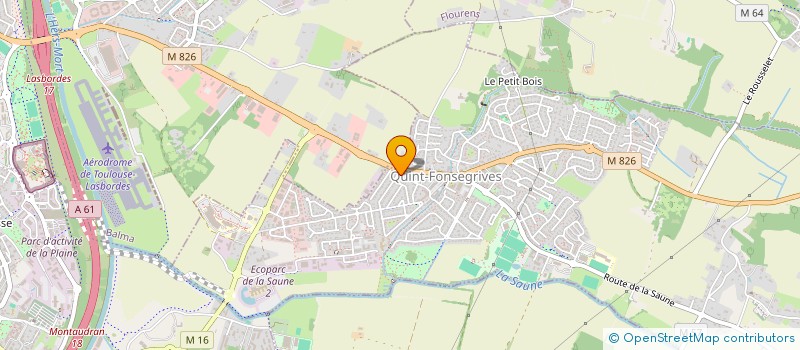 localisation de l'entreprise SCI SAMA  QUINT-FONSEGRIVES