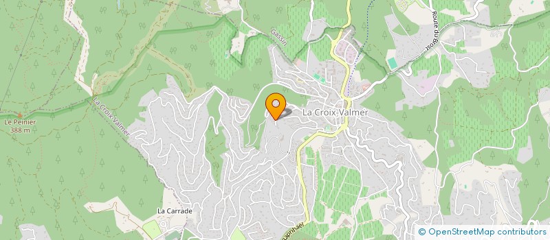 localisation de l'entreprise SCI SAMAG  LA CROIX-VALMER