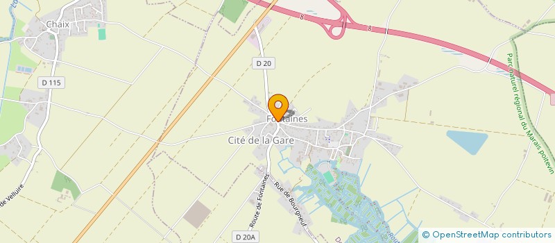 localisation de l'entreprise SCI SAMAJ  DOIX LES FONTAINES