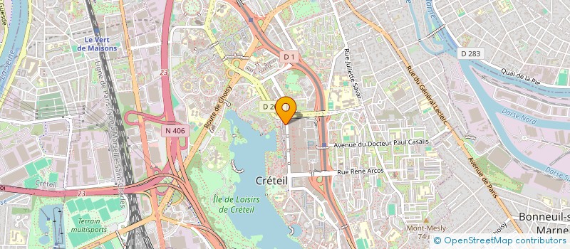 localisation de l'entreprise SCI SAMAJU à CRETEIL