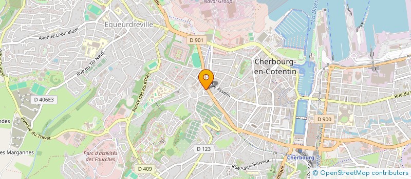 localisation de l'entreprise SCI SAMAJULCA à CHERBOURG-EN-COTENTIN