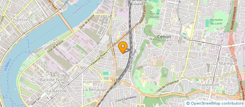 localisation de l'entreprise SCI SAMALIS  CENON