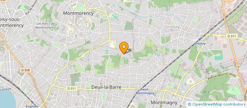 localisation de l'entreprise SCI SAMAMA  DEUIL-LA-BARRE