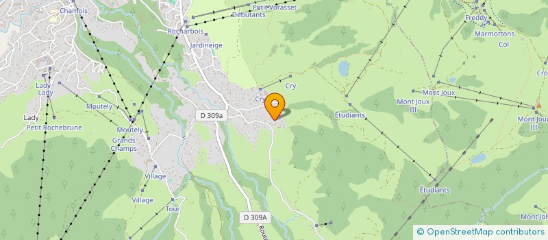 localisation de l'entreprise SCI SAMAMBAIA  MEGEVE