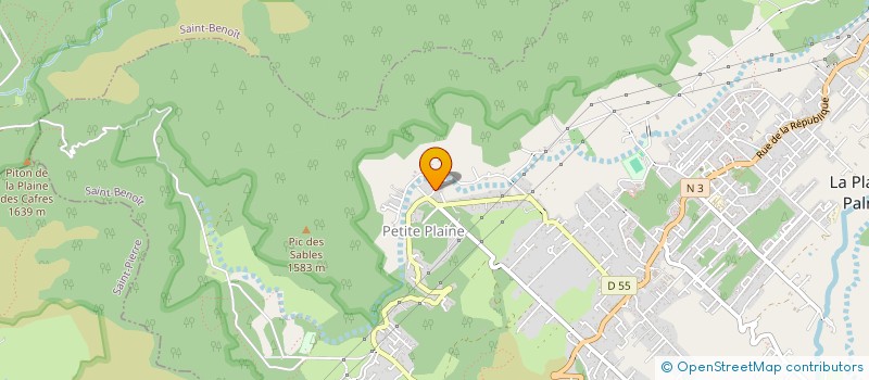 localisation de l'entreprise SCI SAMAN LATCHIMY  LA PLAINE-DES-PALMISTES