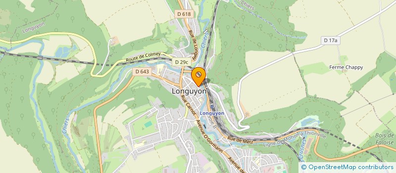 localisation de l'entreprise SCI SAMANN  LONGUYON