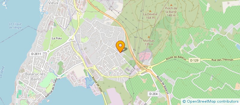 localisation de l'entreprise SCI SAMANTHA  BALARUC-LES-BAINS