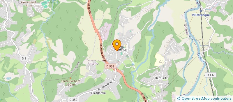 localisation de l'entreprise SCI SAMANTHA  USTARITZ