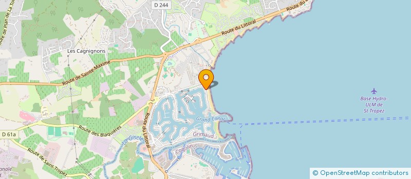 localisation de l'entreprise SCI SAMANYAS à GRIMAUD